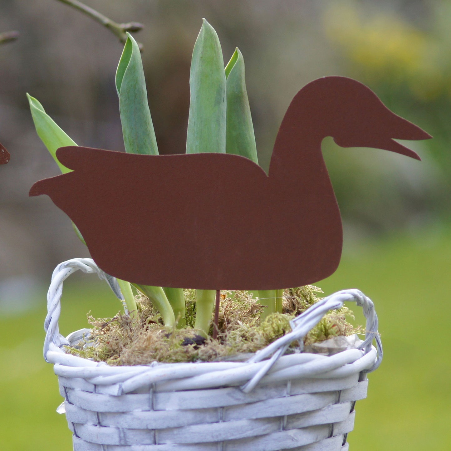 Gartenstecker Entenfamilie 4er Set