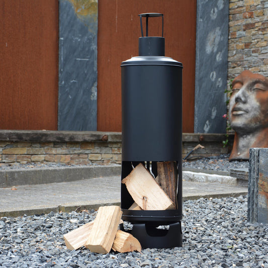 Gartenkamin Gasflasche Ø28