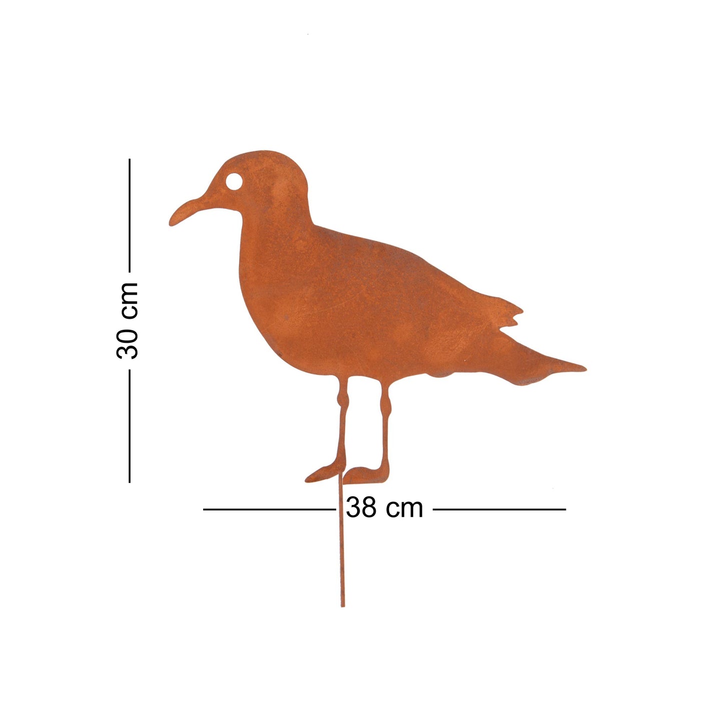 Roststecker Möwe klein