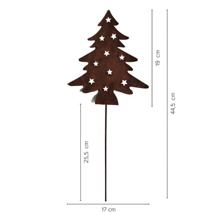 Stecker Zink Weihnachtsbaum Rost