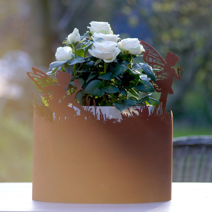 Beeteinfassung Rasenkante Rostoptik Feengarten 29 ? cm