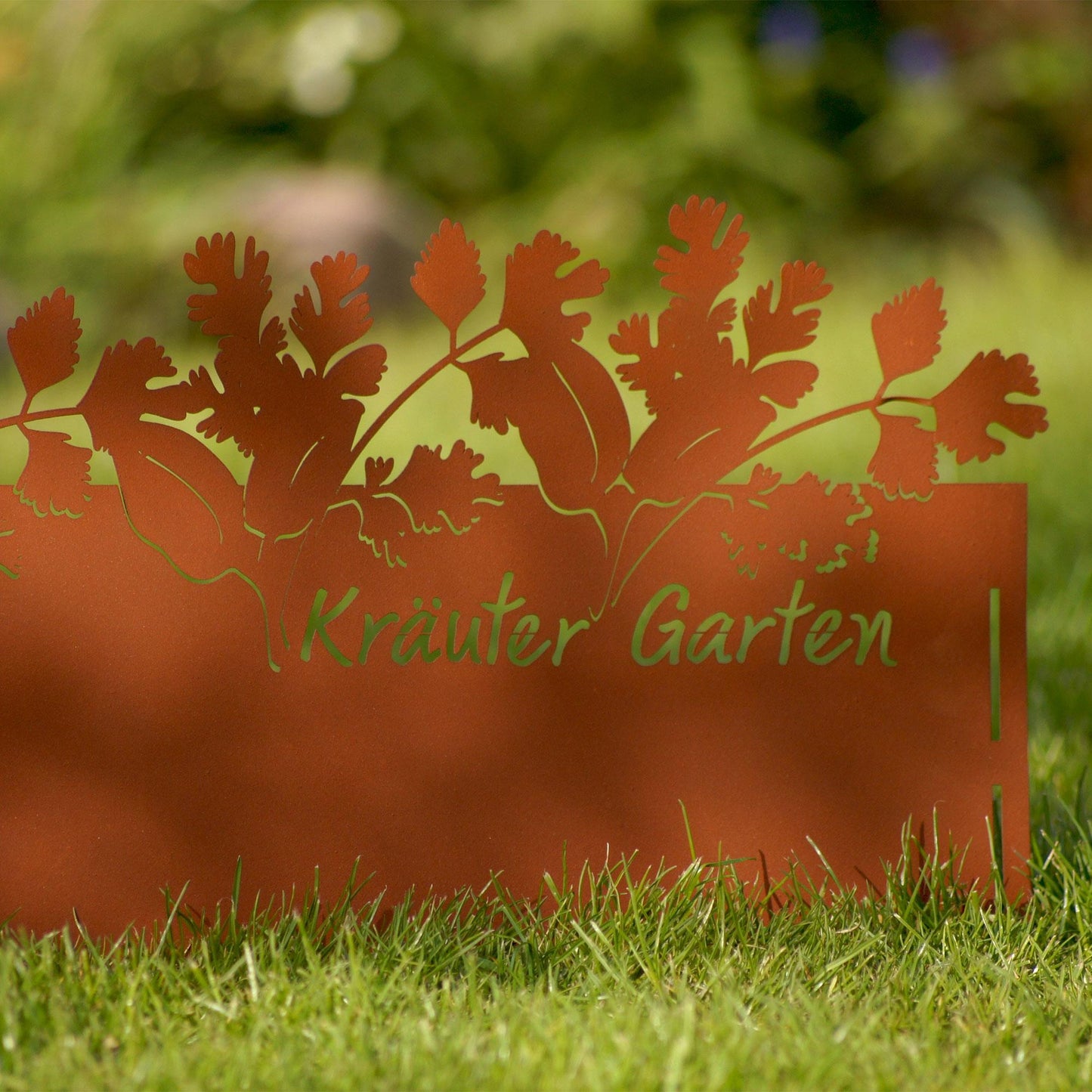 Beeteinfassung Rasenkante Rostoptik Kräutergarten 28 ? cm