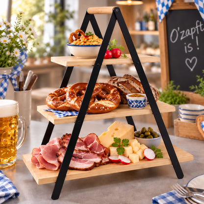 Etagere Käthe Bambus 3 Ebenen