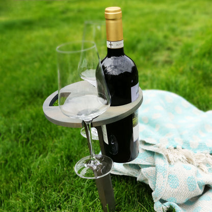 Weintisch klappbar Outdoor aus Bambus
