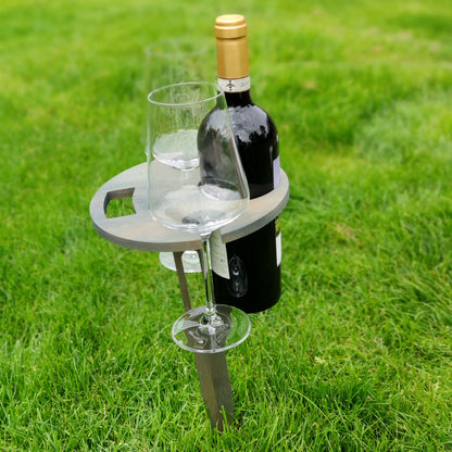 Weintisch klappbar Outdoor aus Bambus