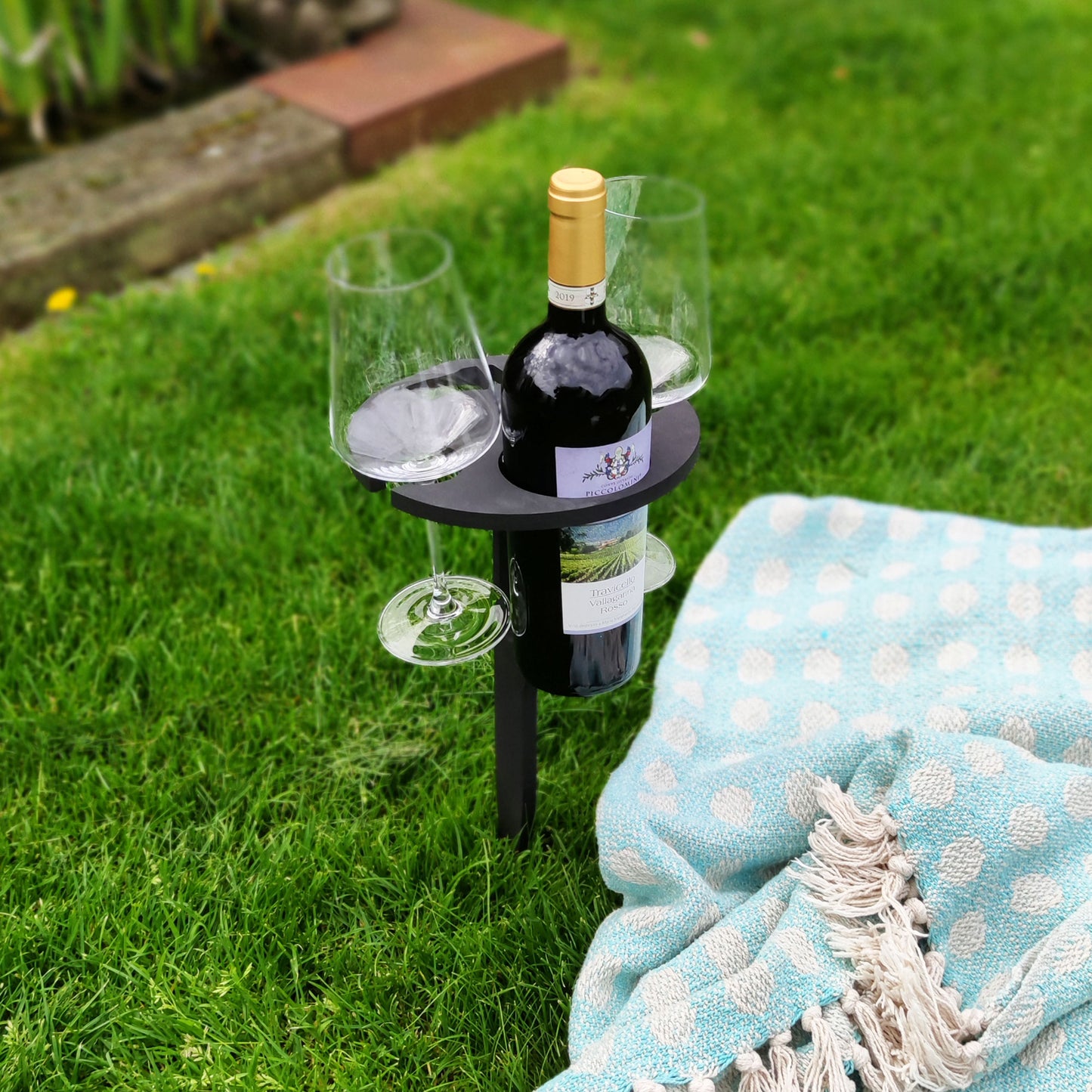 Weintisch klappbar Outdoor aus Bambus