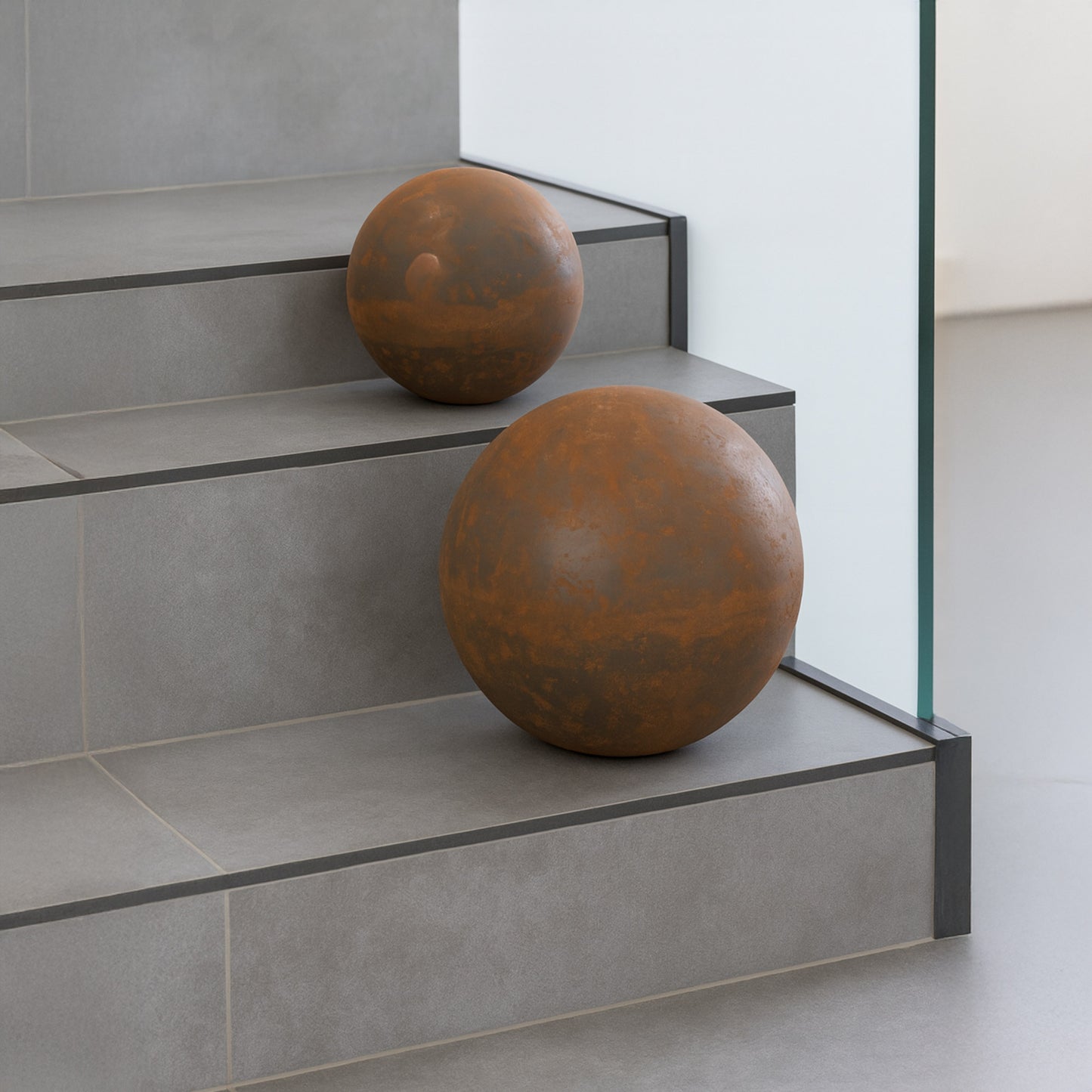 Gartenkugel Ø20-50 cm in rost