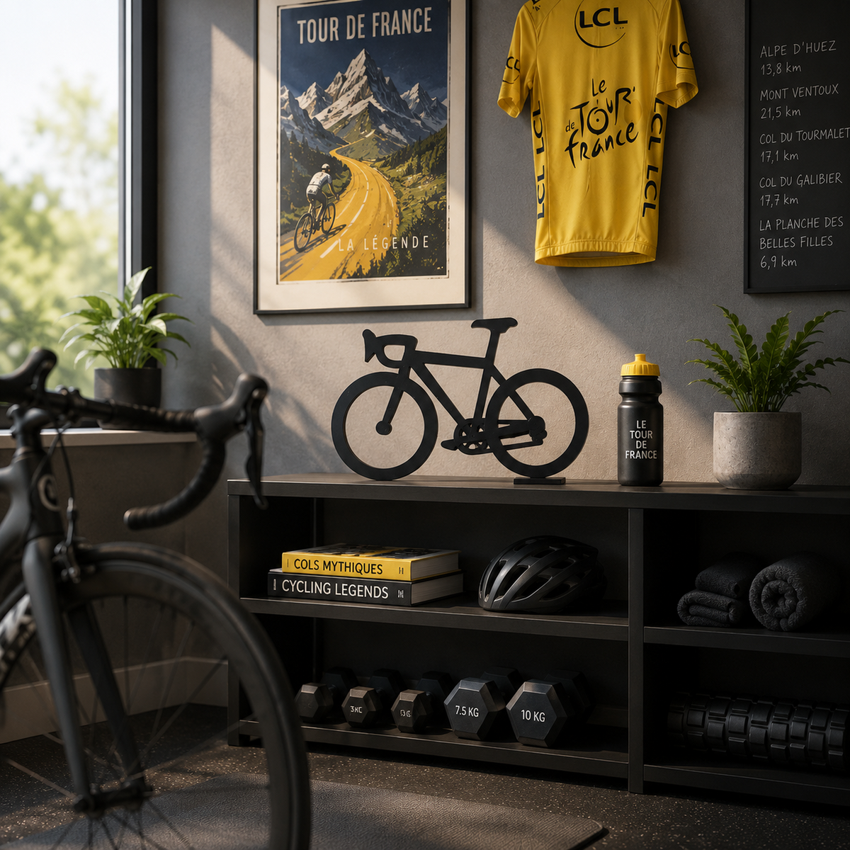 Aufsteller Holz Rennrad "Bram" in verschiedenen Größen