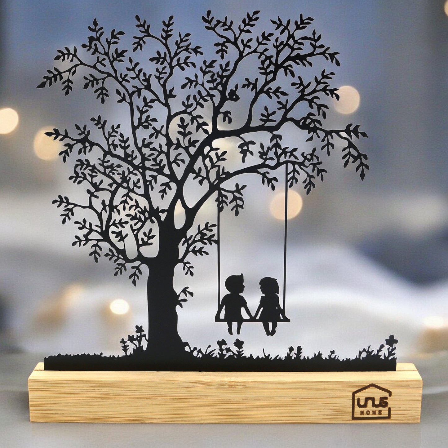 Aufsteller Baum mit Kind