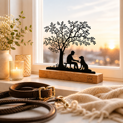 Aufsteller Baum mit Kind