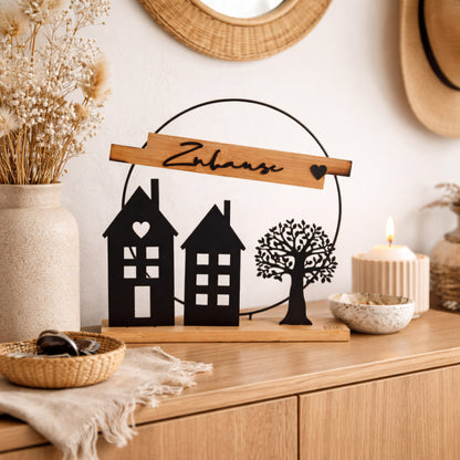 Aufsteller Deko-Schild Zuhause