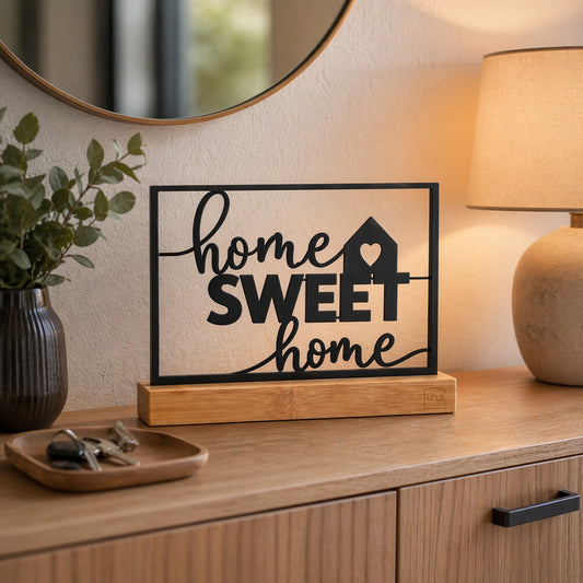 Aufsteller "Home sweet Home"
