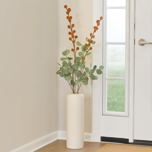 Gartenstecker Eukayptuszweig in rost