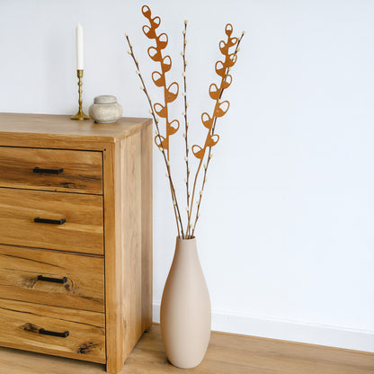 Gartenstecker Weidenranke in rost