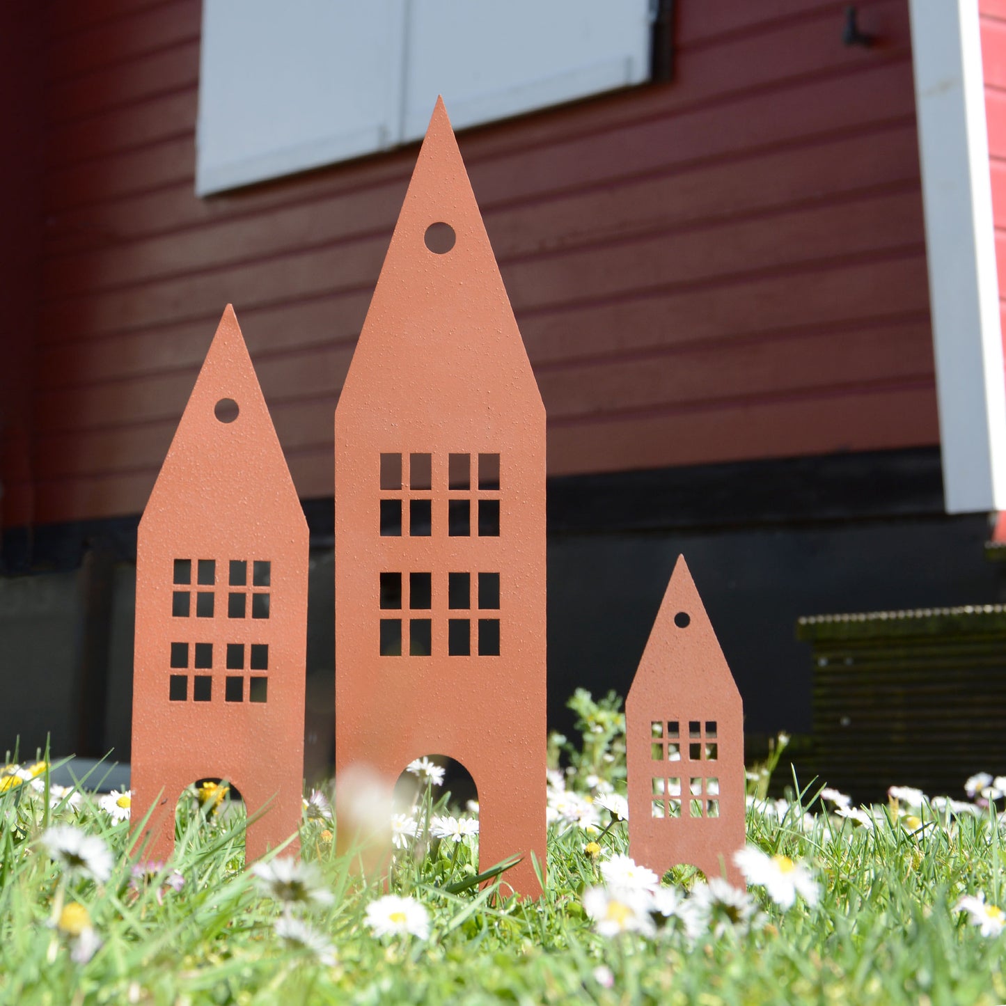 Garden Häuser Gartenstecker 3er Set