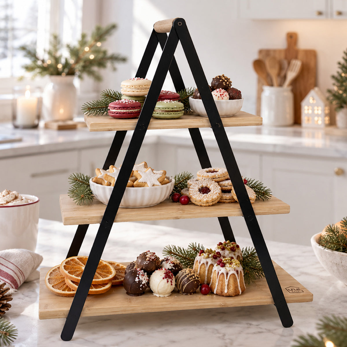 Etagere Käthe Bambus 3 Ebenen