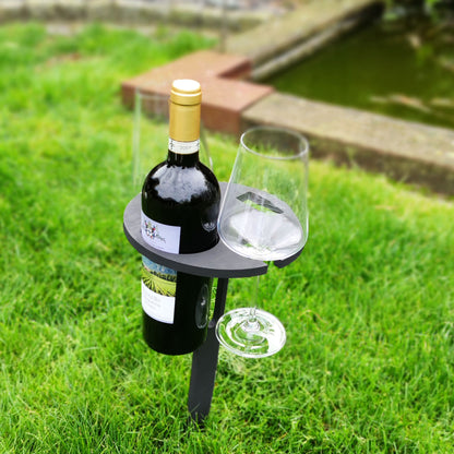 Weintisch klappbar Outdoor aus Bambus