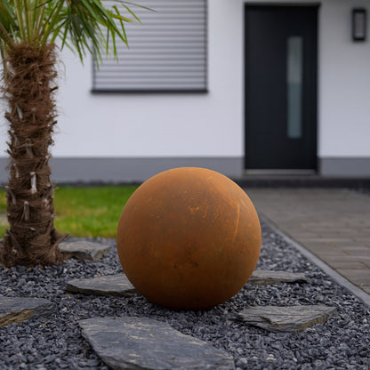 Gartenkugel Ø40 cm in rost