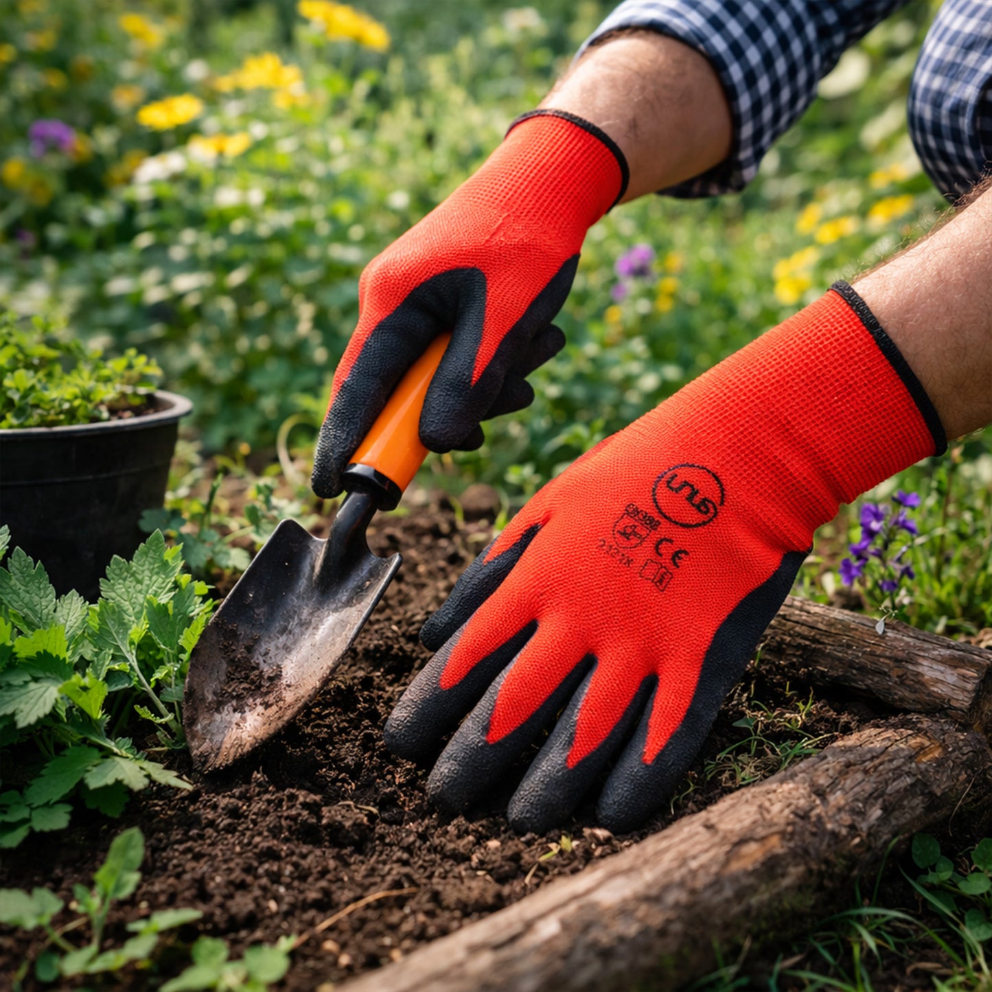 Handschuhe Garten mit Unus Logo 12er (24 Stk.) in verschiedenen Größen