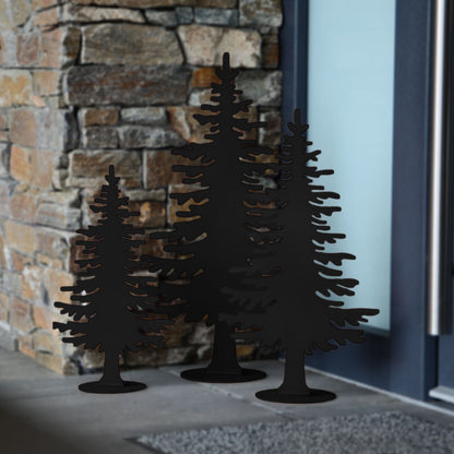 Tannenbaum-Aufsteller in verschiedenen Farben klein