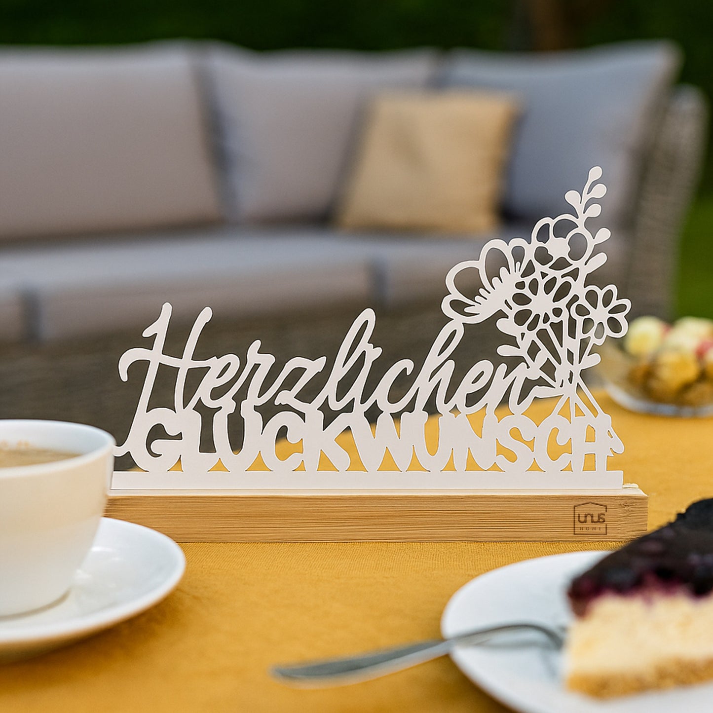 Aufsteller "Herzlichen Glückwunsch"