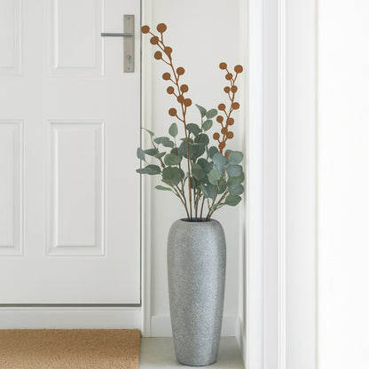 Gartenstecker Eukayptuszweig in rost