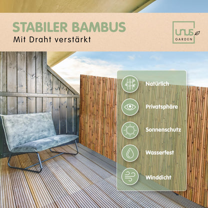 Sichtschutz Bambus verschiedene Größen