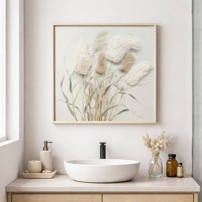Wall Art 3D Hairfusion Schilfrohr Design A 60x60