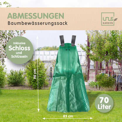 Baumbewässerungssack 70 / 95 Liter inklusive Schloss