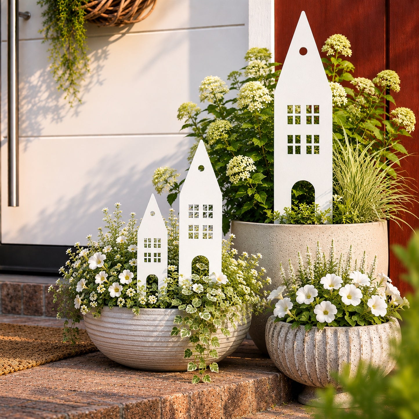 Garden Häuser Gartenstecker 3er Set