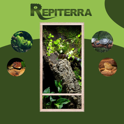 Repiterra Holz Hochterrarium für Chamäleon 60x120x60 cm