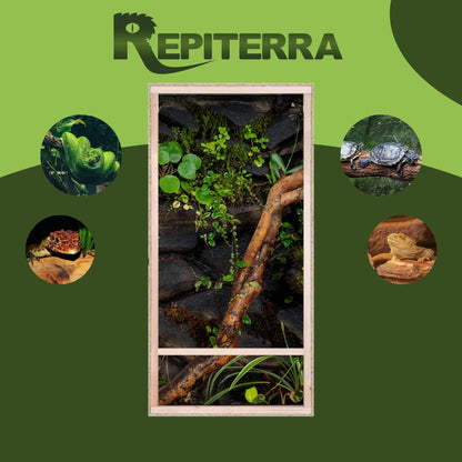Repiterra Holz Hochterrarium mit Seitenbelüftung 60x120x60 cm