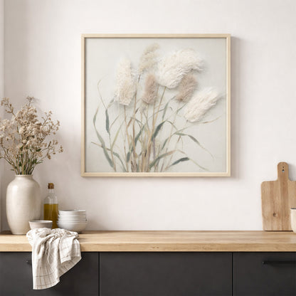 Wall Art 3D Hairfusion Schilfrohr Design A 60x60