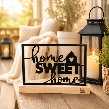 Aufsteller "Home sweet Home"