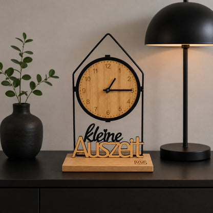 Tischuhr Quarzwerk Tilda "Kleine Auszeit"