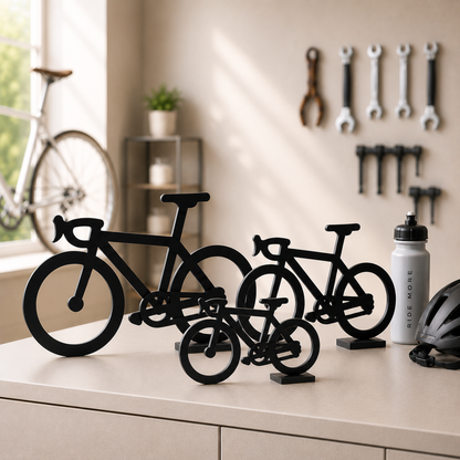 Aufsteller Holz Rennrad "Bram" in verschiedenen Größen