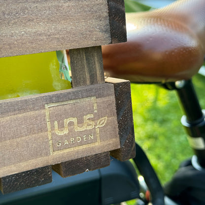 Fahrradkiste für hinten inklusive Picknickdecke