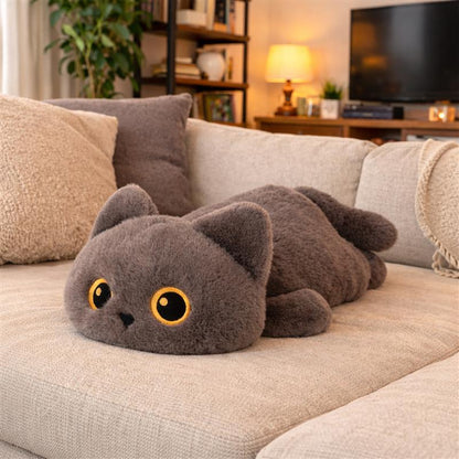 Plüschtier Kuscheltier Katze "Mokka" dunkelbraun