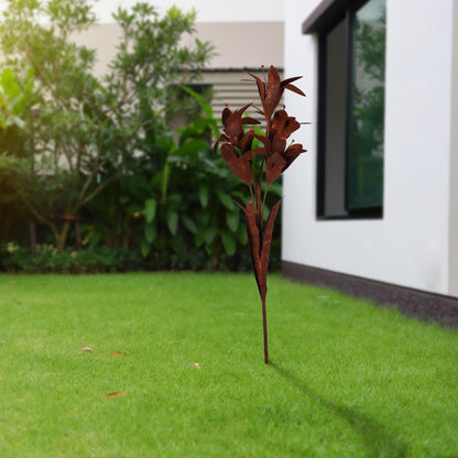 Rost Metallblume Louise 100cm