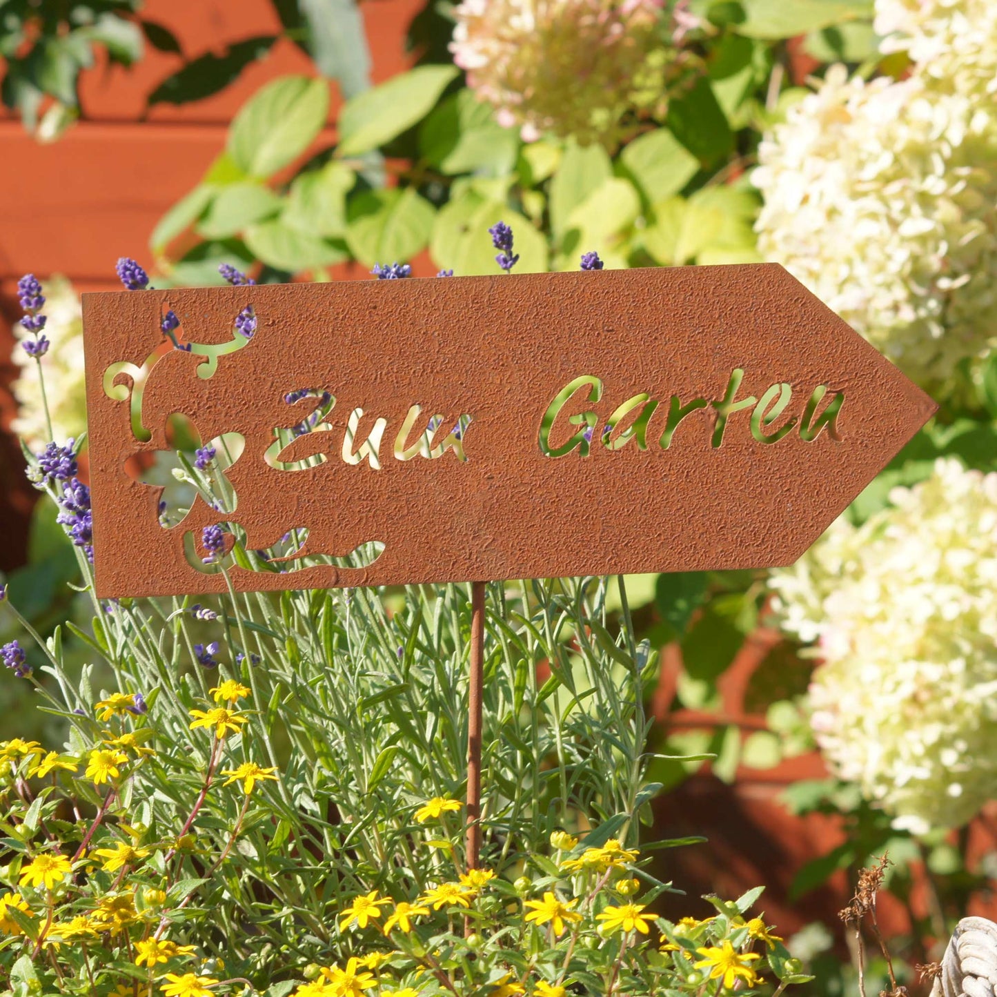 Stecker Rost Schild Zum Garten