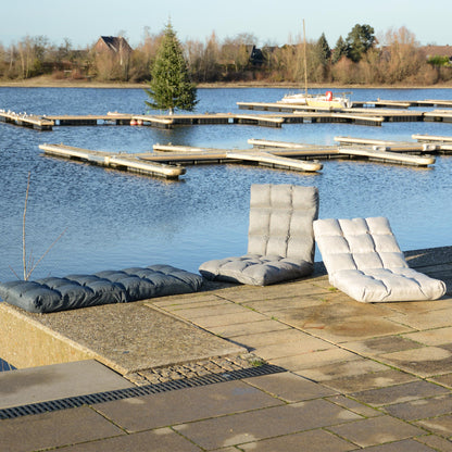 Bodenstuhl mit verstellbarer Rückenlehne klappbar und bequem