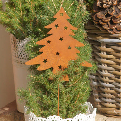 Stecker Zink Weihnachtsbaum Rost