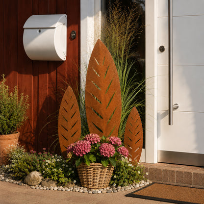 Gartenstecker Palmblätter 3er Set