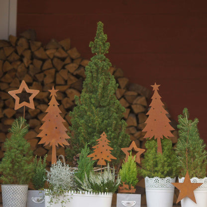 Stecker Zink Weihnachtsbaum Rost