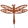 Roststecker Libelle mit Wackelfeder verschiedene Größen