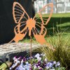 Roststecker Schmetterling mit Wackelfeder Groß