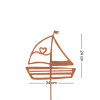 Roststecker Segelboot Klein