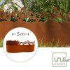 Beeteinfassung Rasenkante Rostoptik Schmetterlinge 21x500cm