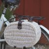 Fahrradkorb / Picknickkorb aus Weide oval für 2 Personen