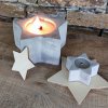Outdoor-Kerze handgemacht Tischfeuer mit Dauerdocht Sternförmig